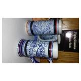 Avon Classic Steins (5) Eagle, Airplane, Ship, Car