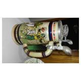 Avon Steins (5) Eagle, Baseball, Wildlife, Football.