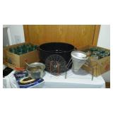 Vintage Blue Canning Jars And More.