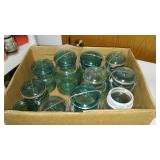 Vintage Blue Canning Jars And More.