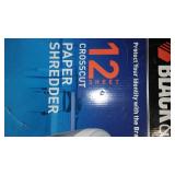 Black And Decker Heavy Duty Paper Shredder.