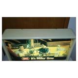 1980s Lighted Its Miller Time Display And Light, Works.