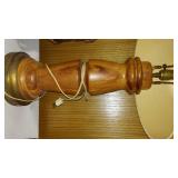 Mid Century Wood And Wicker Lamp, Baskets, Décor And More.