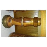 Mid Century Wood And Wicker Lamp, Baskets, Décor And More.