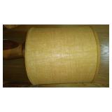 Mid Century Wood And Wicker Lamp, Baskets, Décor And More.