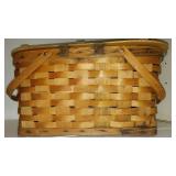 Mid Century Wood And Wicker Lamp, Baskets, Décor And More.