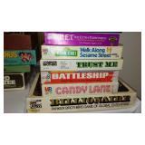 Large Lot Of Popular, Vintage And Newer Board Games.