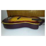 Vintage Emenee Tiger Sunburst Guitar