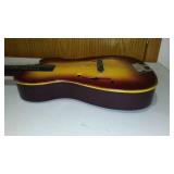 Vintage Emenee Tiger Sunburst Guitar