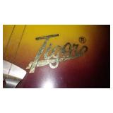 Vintage Emenee Tiger Sunburst Guitar