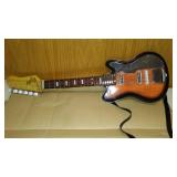TNE Nomura Tin Toy Guitar With Steel Strings, Japan