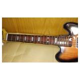 TNE Nomura Tin Toy Guitar With Steel Strings, Japan