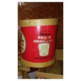 Cardboard Milk Pail, Wood Crates And Cheese Boxes, Excellent Graphics.