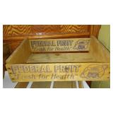 Cardboard Milk Pail, Wood Crates And Cheese Boxes, Excellent Graphics.