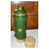 Thermos (5) Stainless And Plastic