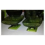Mid Century Green Glass, Indiana, Moon And Stars, Lido Milano Tumblers (6) , FTD And More.