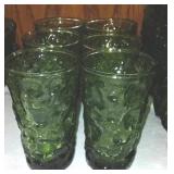 Mid Century Green Glass, Indiana, Moon And Stars, Lido Milano Tumblers (6) , FTD And More.