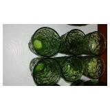 Mid Century Green Glass, Indiana, Moon And Stars, Lido Milano Tumblers (6) , FTD And More.