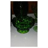 Mid Century Green Glass, Indiana, Moon And Stars, Lido Milano Tumblers (6) , FTD And More.