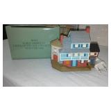 Avon Collectible Village Pieces (8)