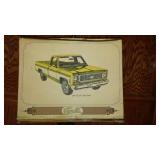 Vintage Chevrolet Dealer Table Lamp