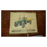 Vintage Chevrolet Dealer Table Lamp