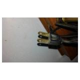 Chevrolet Bronze Truck Lamp, Cloth Shade