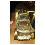 Chevrolet Bronze Truck Lamp, Cloth Shade