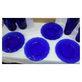 Avon Royal Sapphire Collection (4) Bowls And Plates