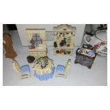 Avon Miniature Furniture Collectibles (5) And More.