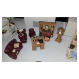 Avon Miniature Furniture Collectibles (5) And More.