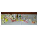 Vintage Shawnee Pottery, Pixies And Powder Puff Puppy Kreiss Collectible Figurines.