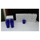 Avon Royal Sapphire Collection (12) Mugs, Glasses