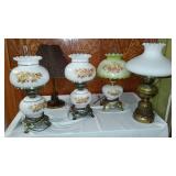 Matching Hurricane Lamps (2) And More.
