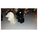 Vintage Collectible Salt And Pepper Shakers (8) Frogs, Monkey, Skunk And More