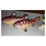 Vintage Collectible Salt And Pepper Shakers (8) Frogs, Monkey, Skunk And More