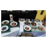 Avon Collectible Holiday Plates, New In Box. (15)