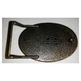 Nos Vintage Chevrolet R.J. Roberts Brass Original Belt Buckle.