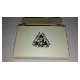 Nos Vintage Chevrolet R.J. Roberts Brass Original Belt Buckle.