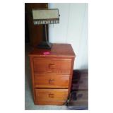 Cabin Teardown:   3 Drawer Stand And  Lamp.