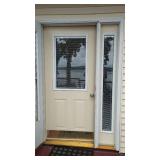 Cabin Teardown:   Exterior Door, 36 In. With 12 In. Side Light.