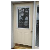 Cabin Teardown:   Exterior Door, 36 In. With 12 In. Side Light.