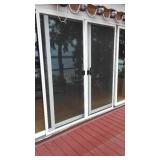 Cabin Teardown:  Double Patio Door, Window Coverings Included.