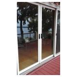 Cabin Teardown:  Double Patio Door, Window Coverings Included.