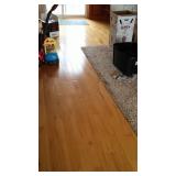 Cabin Teardown:   Maple Tongue And Groove Flooring.