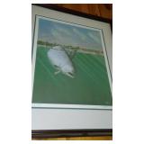 Cabin Teardown:   Ken Hunter Framed / Numbered Print. 171/800, 1984.