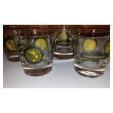 Chevrolet Barware Glasses (10) New, Two Styles