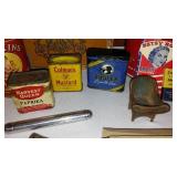 Assorted Collection Of Vintage Smalls, Boxes, Cans And Pipes.