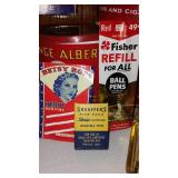 Assorted Collection Of Vintage Smalls, Boxes, Cans And Pipes.