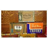 Assorted Collection Of Vintage Smalls, Boxes, Cans And Pipes.